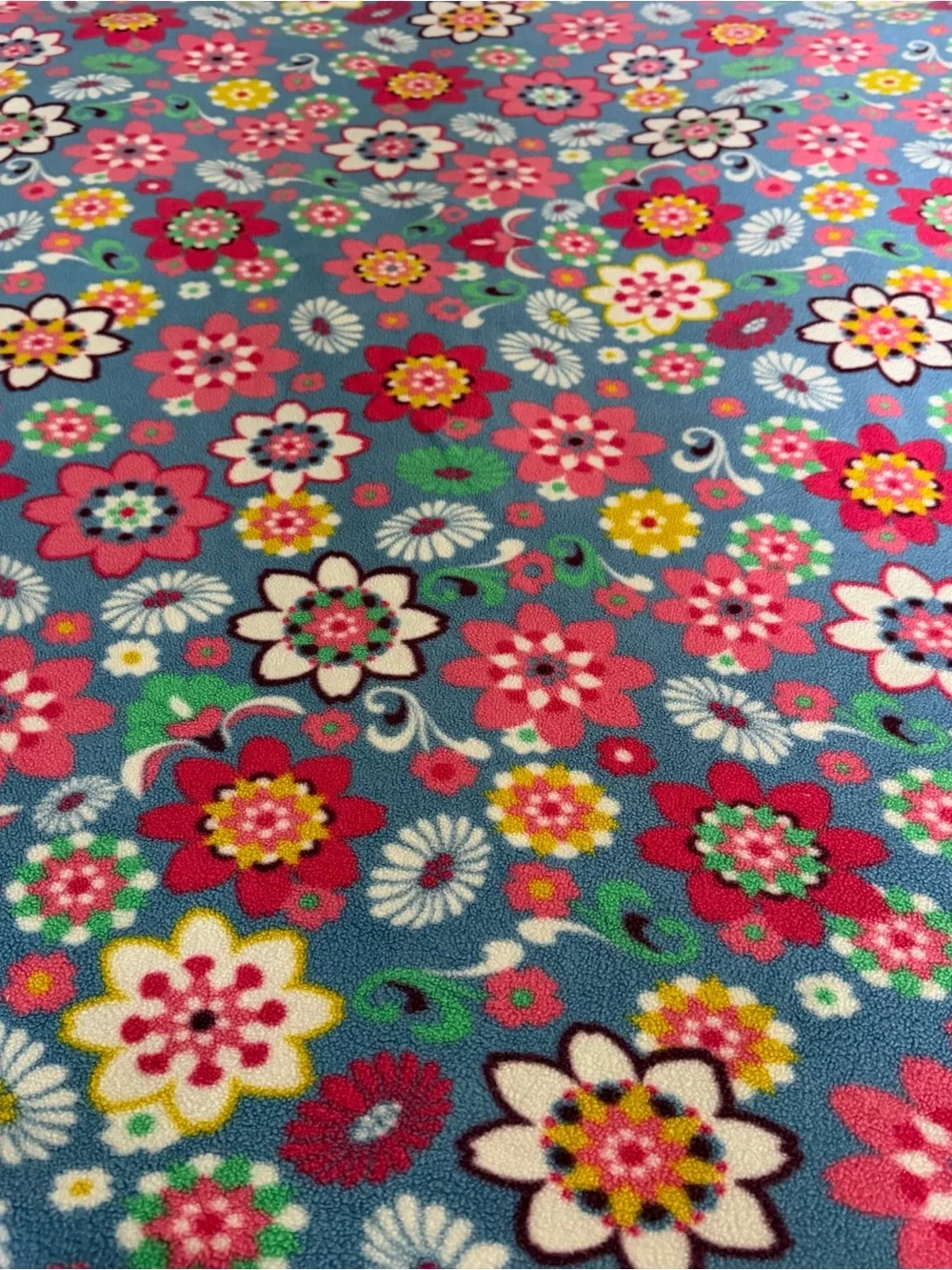 Patagonia Throw Kids Adults Floral Synchilla Print Retro Fleece Blanket Rare